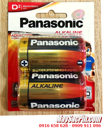 Panasonic LR20T/2B; Pin đại D 1.5v Alkaline Panasonic LR20T/2B chính hãng _Xuất xứ NHẬT (Vỉ 2viên)